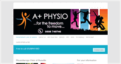 Desktop Screenshot of aplusphysio.co.nz